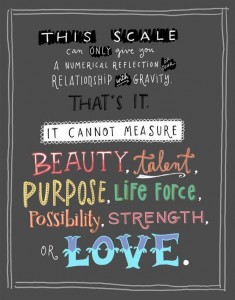 scale does not define beauty